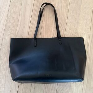 Mansur Gavriel Black Leather Large tote